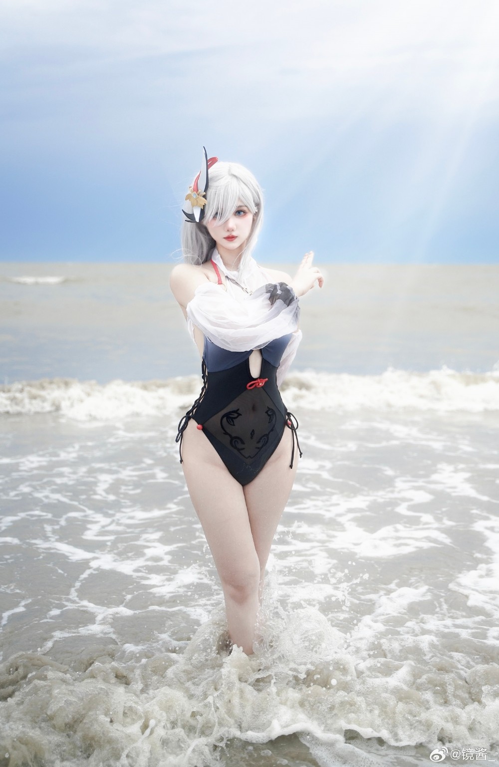 原神枫丹 申鹤@镜酱_