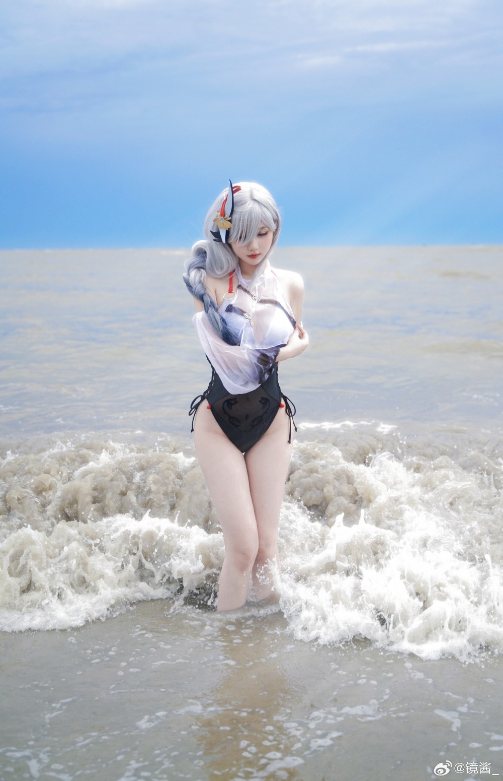 原神枫丹 申鹤@镜酱_