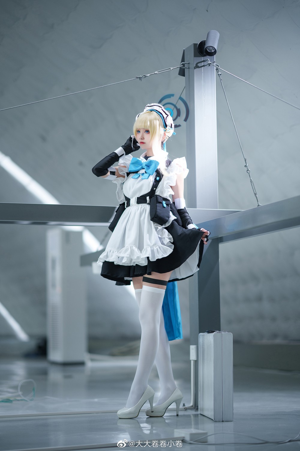 那么老师，请您在身旁注视着我。 碧蓝档案 飞马鸟时@大大卷卷小卷