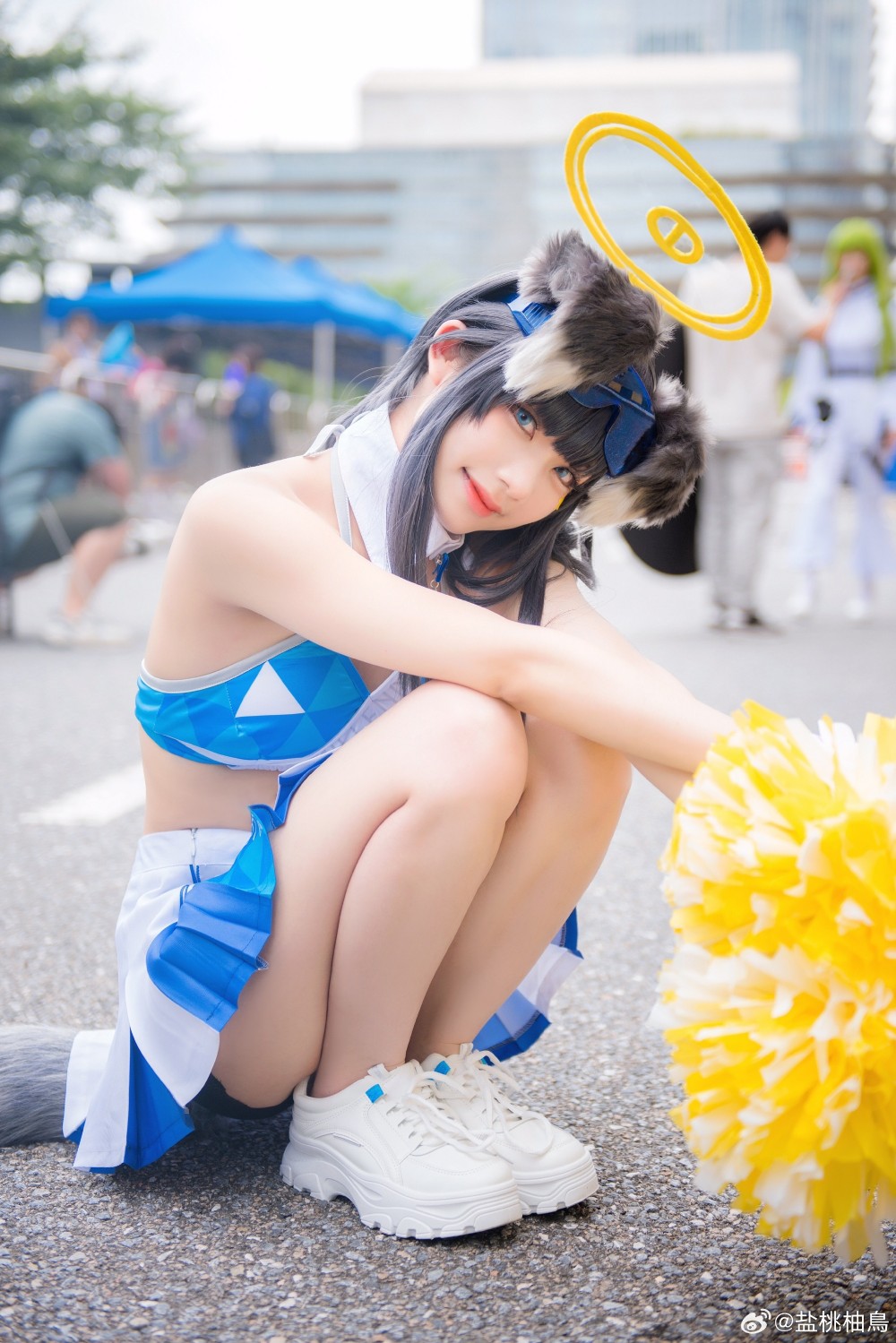 cosplay 蔚蓝档案 貓塚 響@盐桃柚鳥