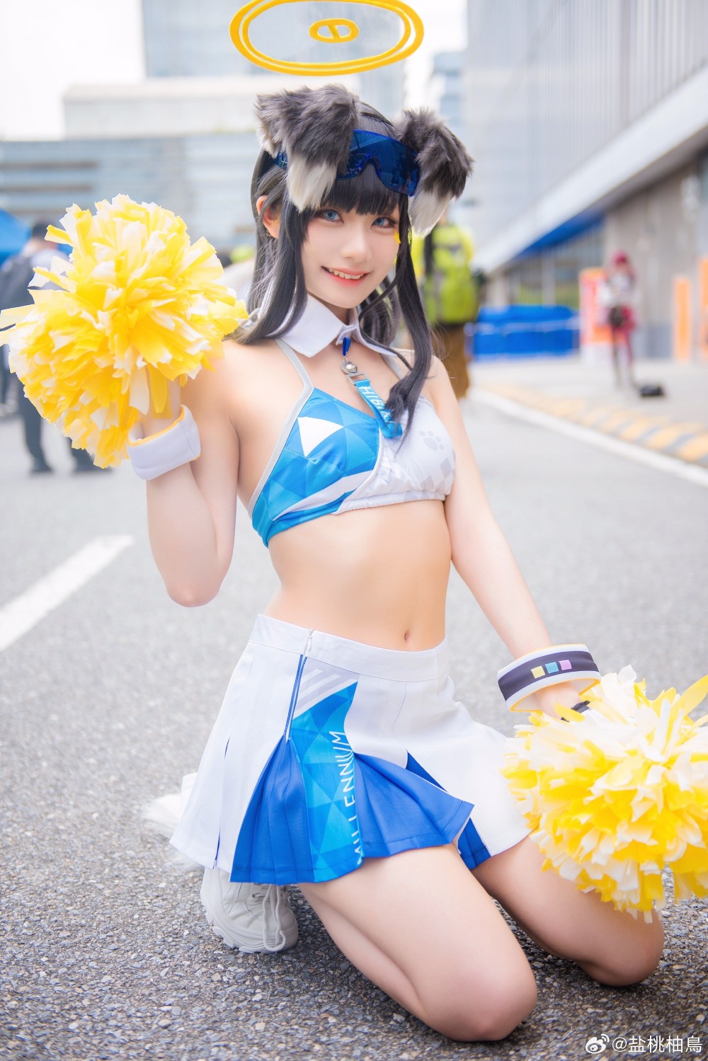 cosplay 蔚蓝档案 貓塚 響@盐桃柚鳥-DMA社区