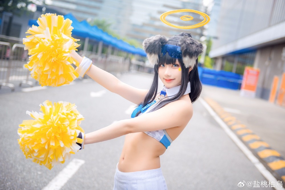 cosplay 蔚蓝档案 貓塚 響@盐桃柚鳥