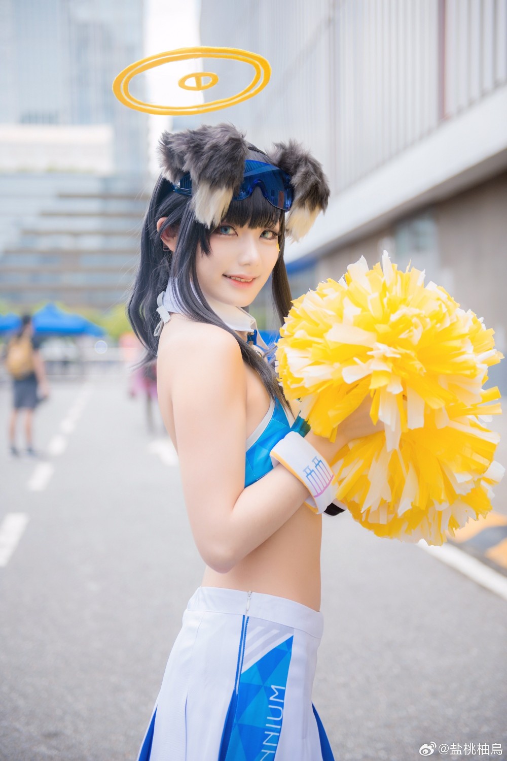 cosplay 蔚蓝档案 貓塚 響@盐桃柚鳥