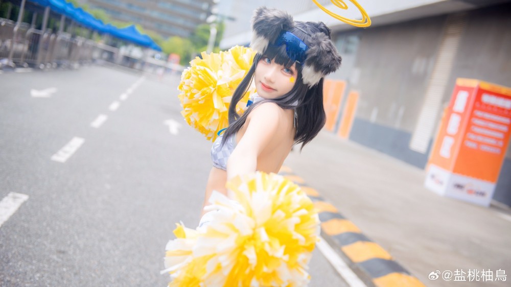 cosplay 蔚蓝档案 貓塚 響@盐桃柚鳥