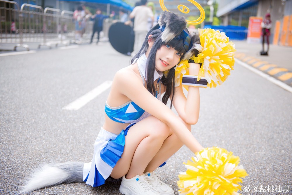 cosplay 蔚蓝档案 貓塚 響@盐桃柚鳥