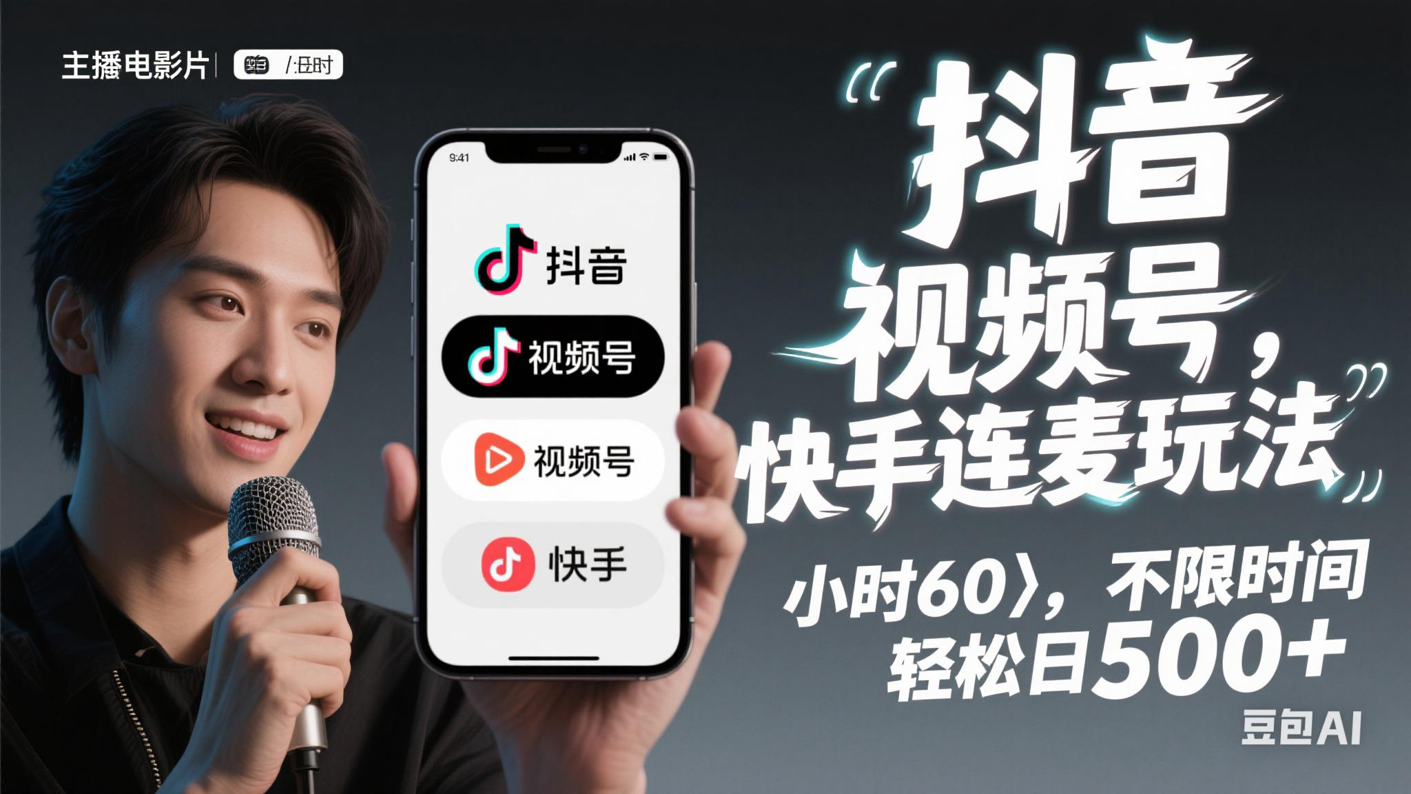（14899期）抖音，快手，视频号无脑连麦玩法！快速入门，单日稳冲1000+ - HEIXMI（中国站）-HEIXMI（中国站）